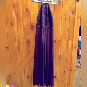 David’s bridal size 8, eggplant bridesmaid dress